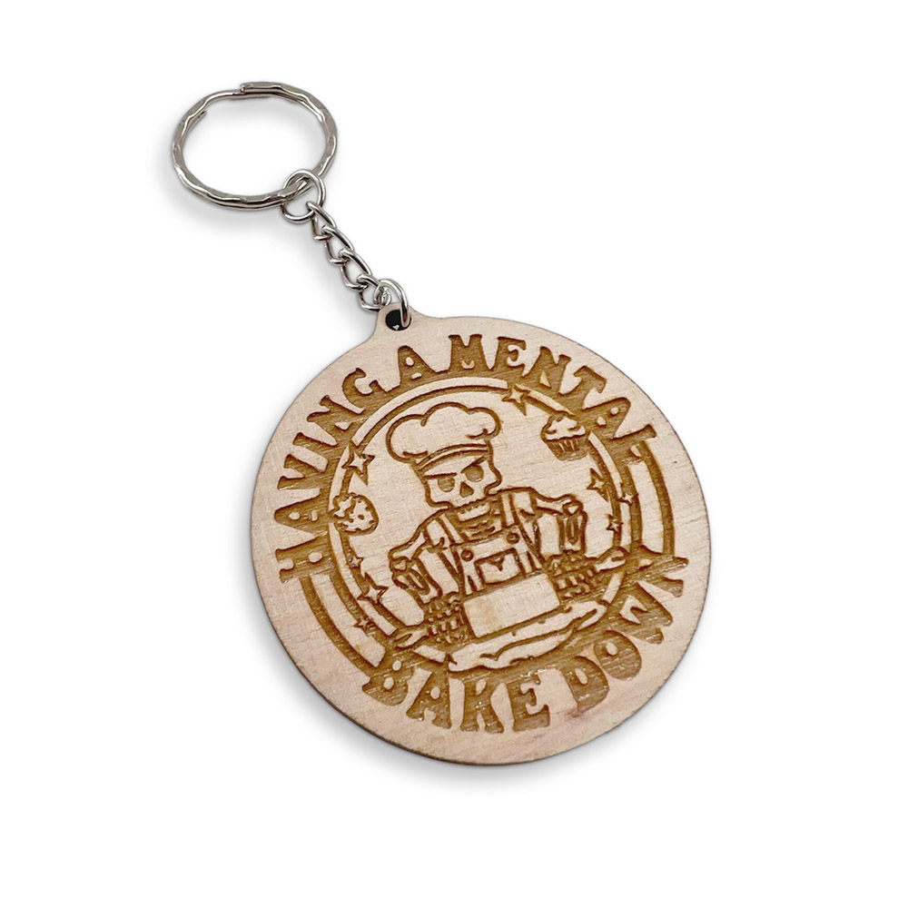 Keyring - Having a Mental Bakedown Skeleton